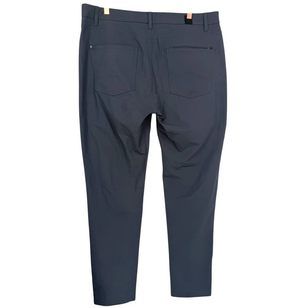 Vuori Men's Meta Pants Athletic Slim Fit 5 Pocket Performance Gray V430L Size 36